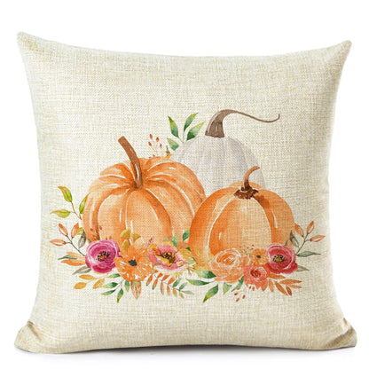 Pumpkins "Oil Painting" Cushion Cover