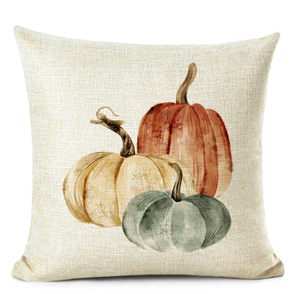 Pumpkins "Oil Painting" Cushion Cover