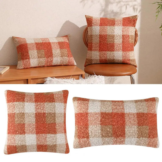 Check Pattern Cushion Cover